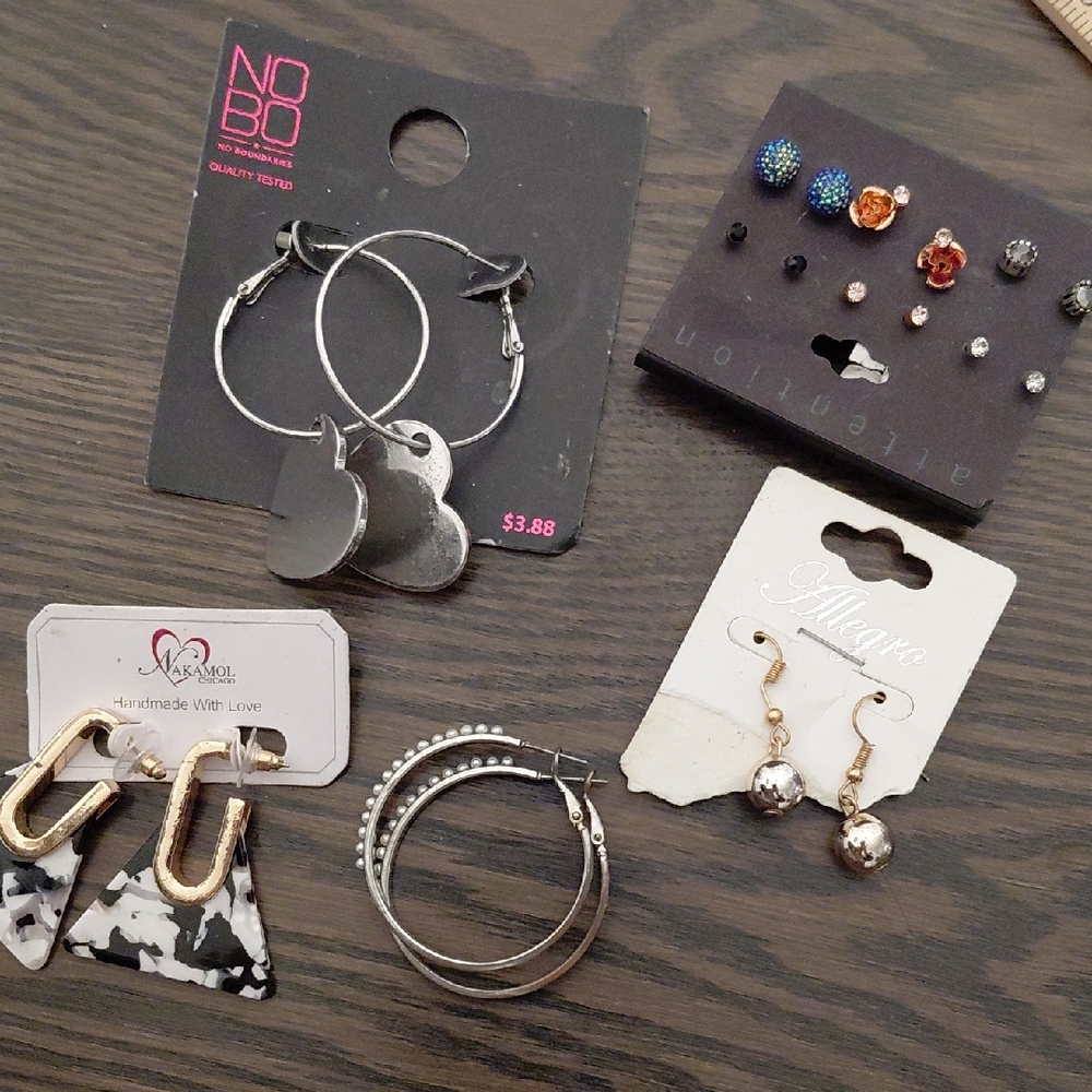 10 Pair Earrings Lot